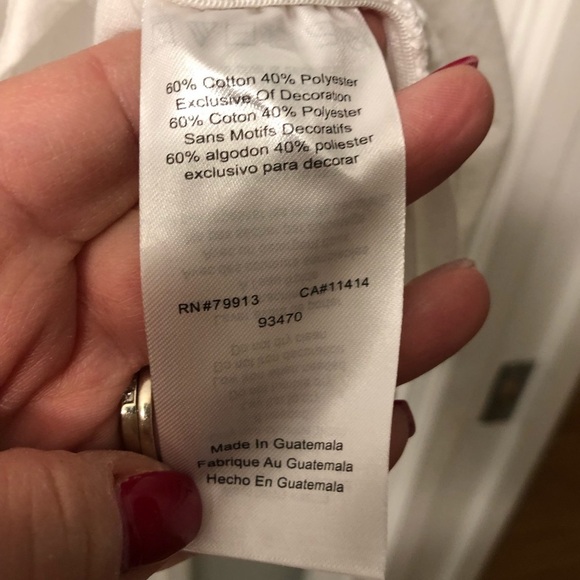 MOTHERHOOD MATERNITY FUTURE FAN GRAPHIC TSHIRT WHITE BASEBALL TANK M - Picture 5 of 9